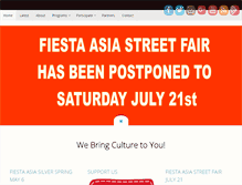 Tablet Screenshot of fiestaasia.org